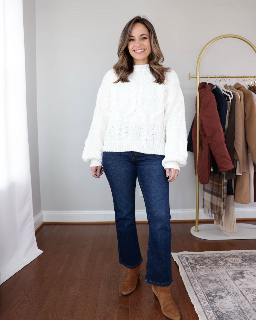 Petite-friendly Amazon finds on sale right now for Black Friday!

Outfit 1:
Sweater (Amazon): small 
Jeans (Amazon): 0 - size up, 10" rise, 26" inseam
Boots (J.Crew): tts 

Outfit 2:
Pants (Amazon): xs in the 28” inseam option. They start at xxs if you need to size down. They have a slim fit, so soft and cozy! 
Sweatshirt (athleta): petite xs 
Socks (Amazon) 
Sneakers (Gola) 

Outfit 3:
Shortie sweatshirt (Amazon): sized wayyy up in this to a large so I could also wear it long snd cozy with leggings. I think you could go true to size and it would still be a little oversized. 
Turtleneck (Gap): petite xs 
Jeans (Madewell): petite 24 | 10.5” rise | 28” inseam 
Shoes (UGG): tts 

My measurements for reference: I’m 4’10” and 105lbs. My bust, waist, and hip measurement is 32”, 24”, and 36”.

#LTKootd #LTKSaleAlert #LTKPetite