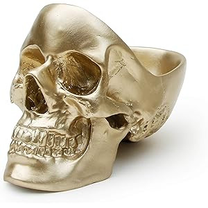 Suck UK Skull Tidy, Jewellry Box Accessories Container in Gold-Perfect for Storing Keys, Jeweller... | Amazon (US)