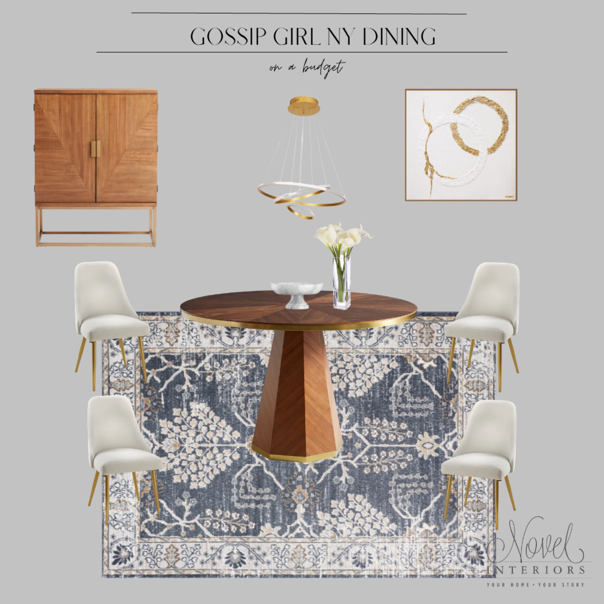 Gossip Girl NY dining on a budget! This beautiful NY inspired room is easy in the wallet and the eyes . . . Sophisticated and memorable  

#LTKeurope #LTKfamily #LTKhome