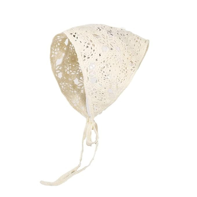 Solyinne Women's Crochet Head Kerchief Knitted Hair Scarf Headwrap for Women Floral Fruits Headba... | Amazon (US)