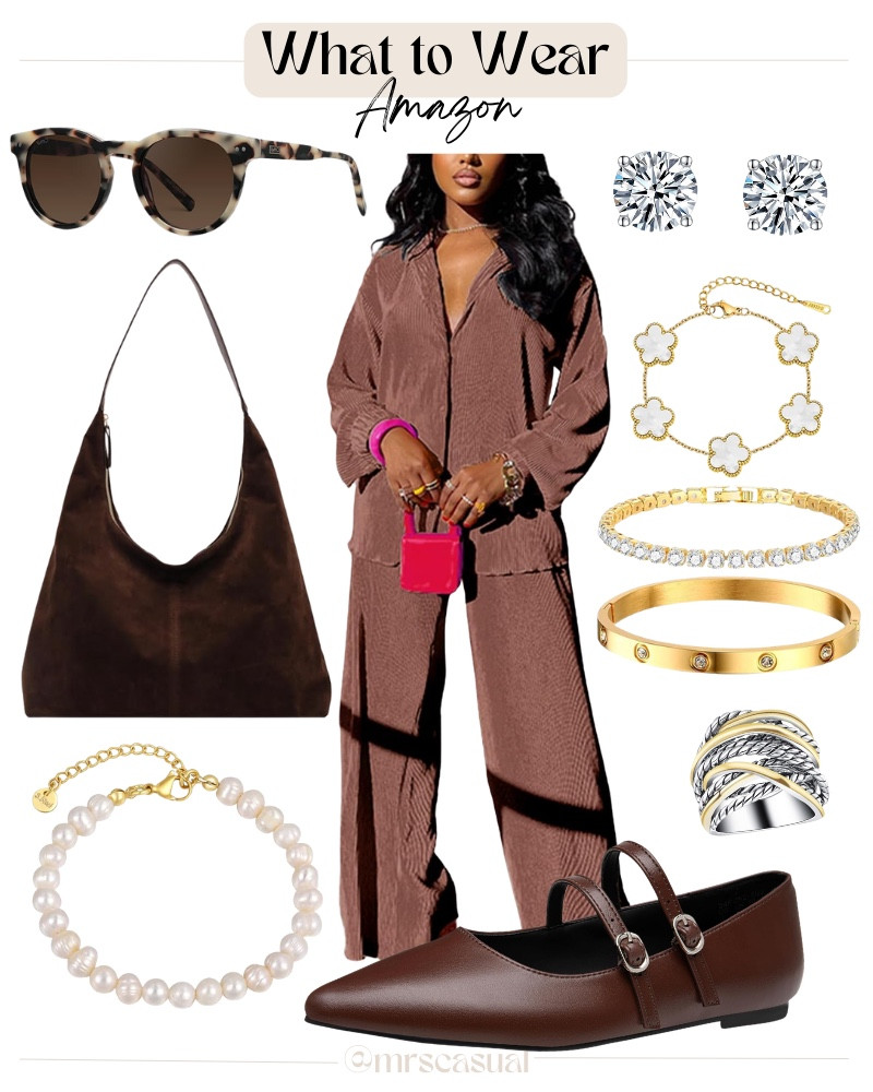 Chocolate tones + gold accents = instant elevated look 🤎 🔗⬇️

#LTKSeasonal #LTKootd #LTKOver40