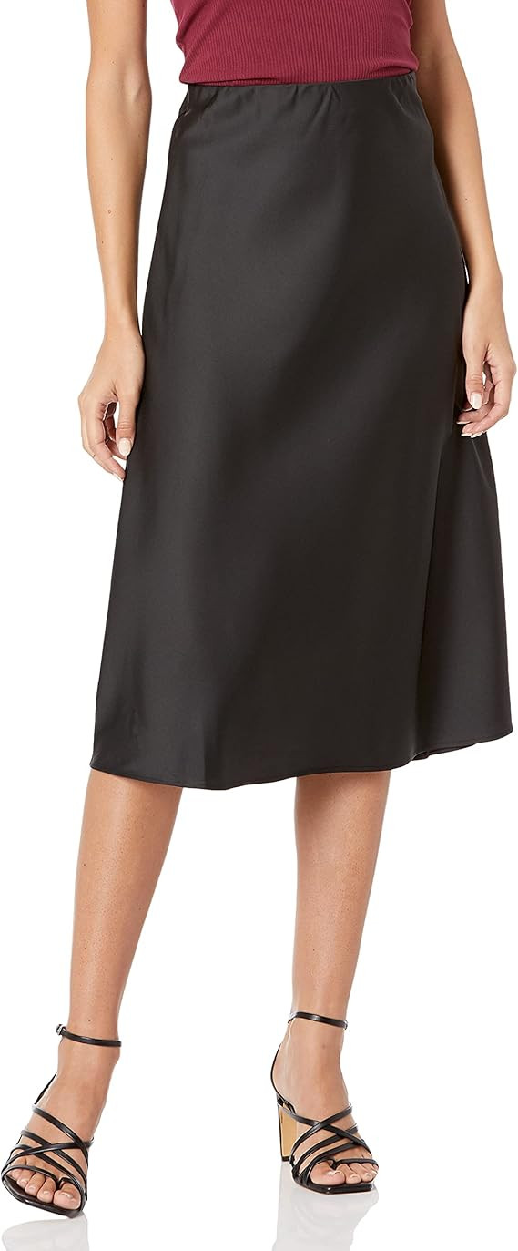 The Drop Women's Maya Silky Slip Skirt | Amazon (US)