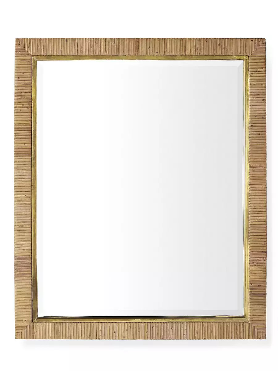 Balboa Rattan Mirror | Serena and Lily