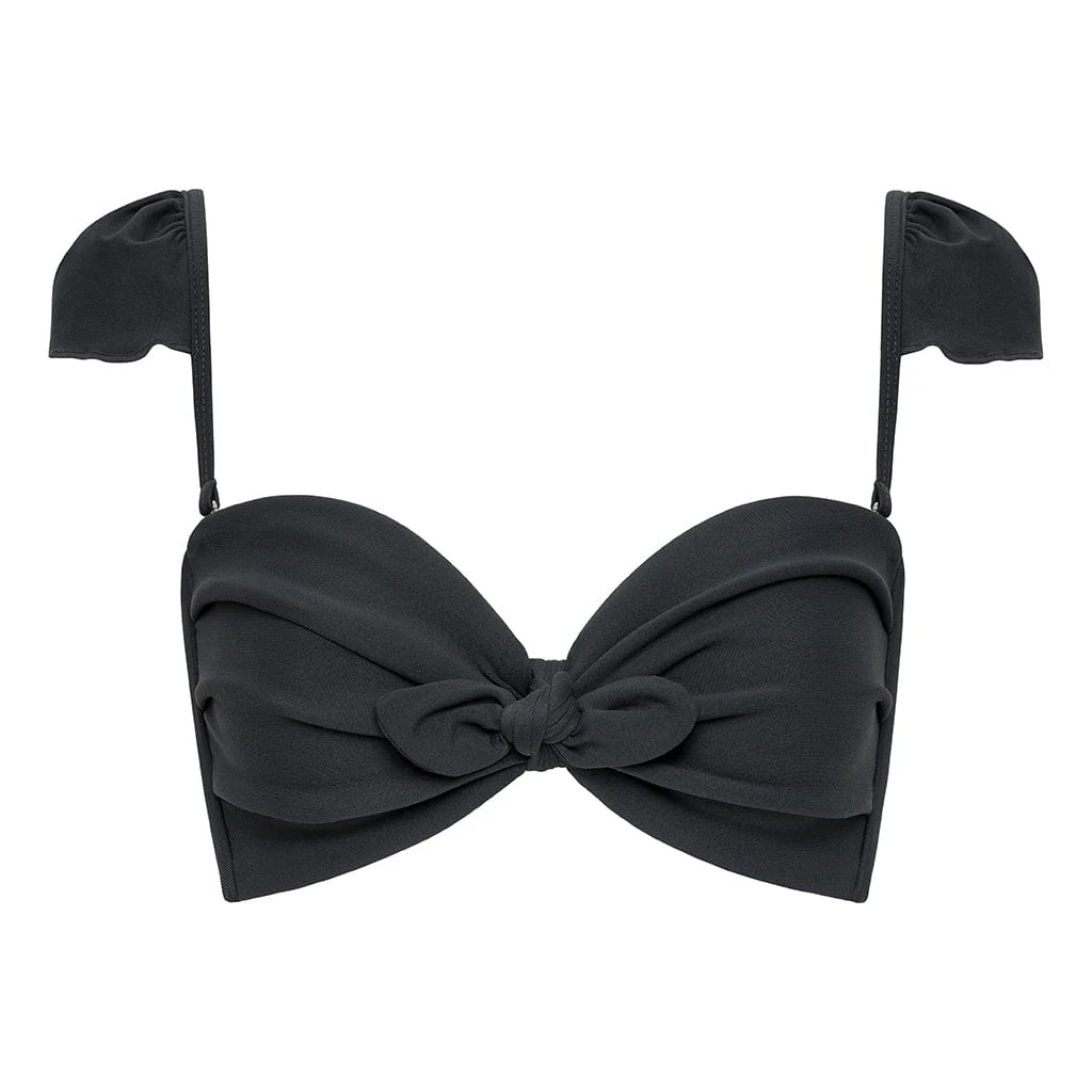 Charcoal Cabana Bikini Top | Montce