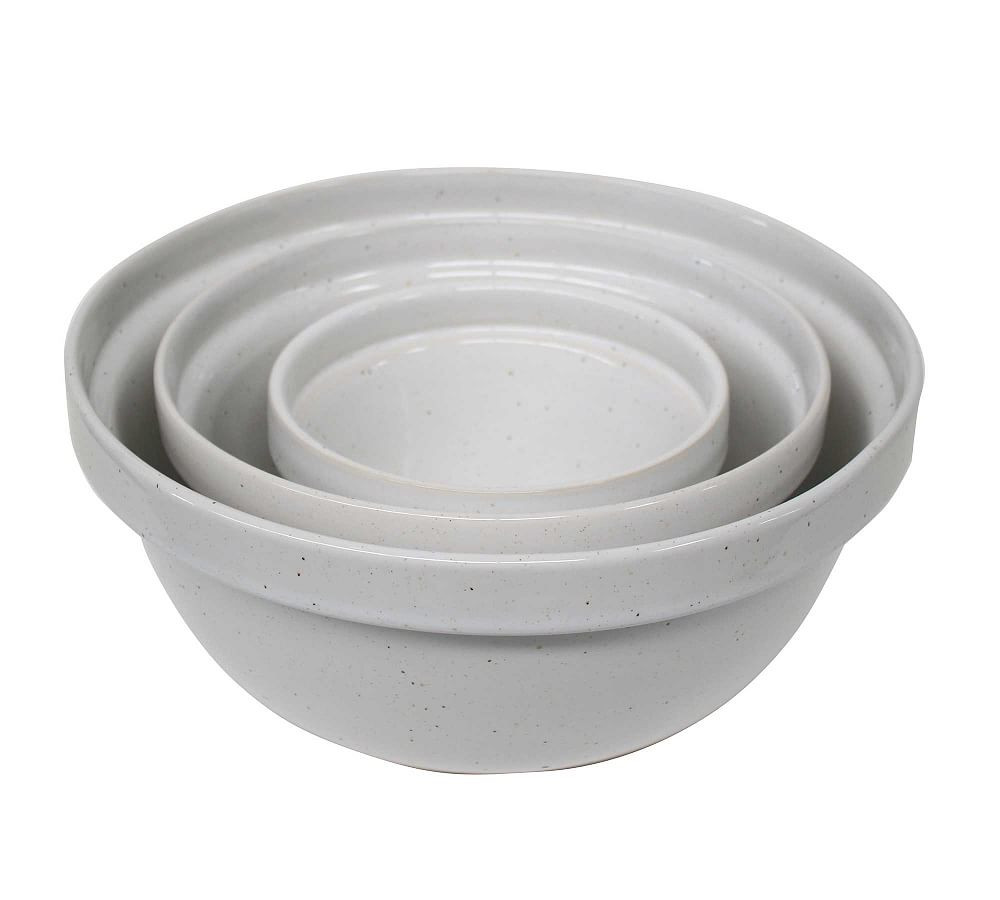 Casafina Fattoria Mixing Bowl, Stone - Set of 3 | Pottery Barn (US)