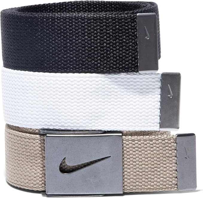 Nike Men's 3 Pack Web Belt | Amazon (US)