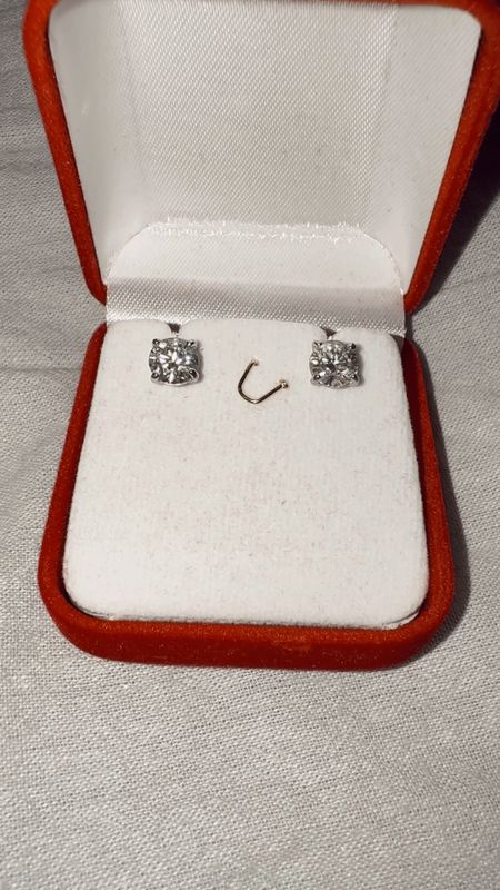 diamond earrings now $62 (org. $619)