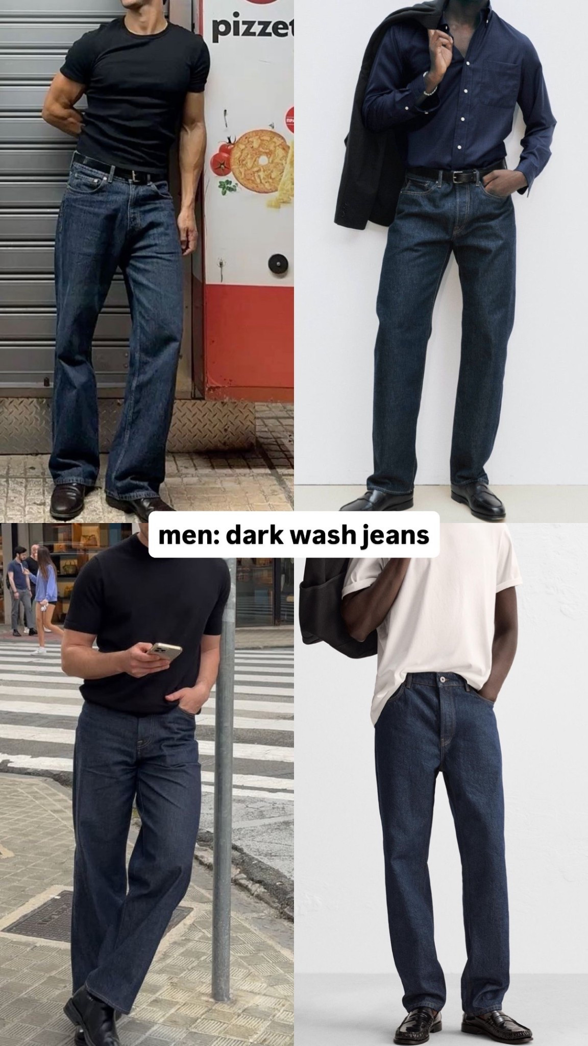 Dark wash jeans = essential for fall
