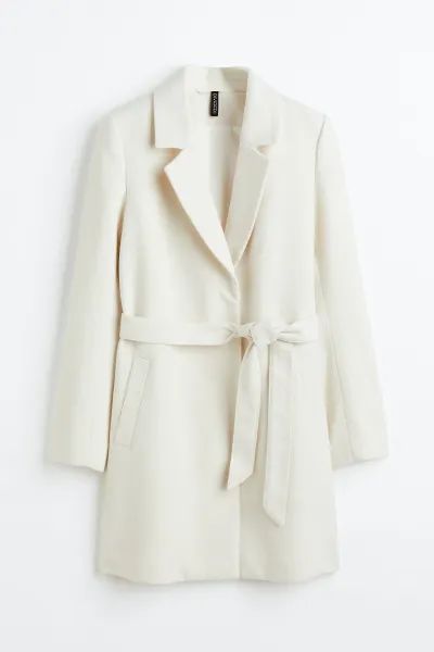 Tie-belt coat | H&M (UK, MY, IN, SG, PH, TW, HK)