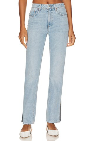 Harlow Petite High Rise Boot With Slit Hem
                    
                    GRLFRND | Revolve Clothing (Global)