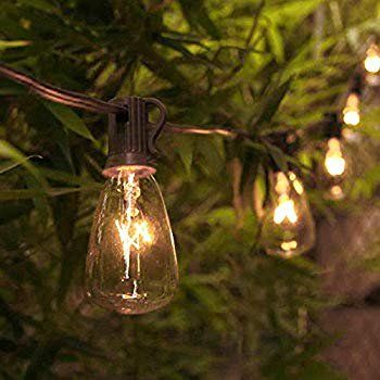 25ft Outdoor Edison Bulb String Lights ST35 Edison Bulbs(Plus 2 Extra Bulbs), UL Listed for Indoor/O | Walmart (US)