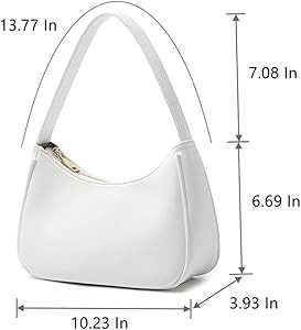 CYHTWSDJ Shoulder Bags for Women, Cute Hobo Tote Handbag Mini Clutch Purse with Zipper Closure | Amazon (US)