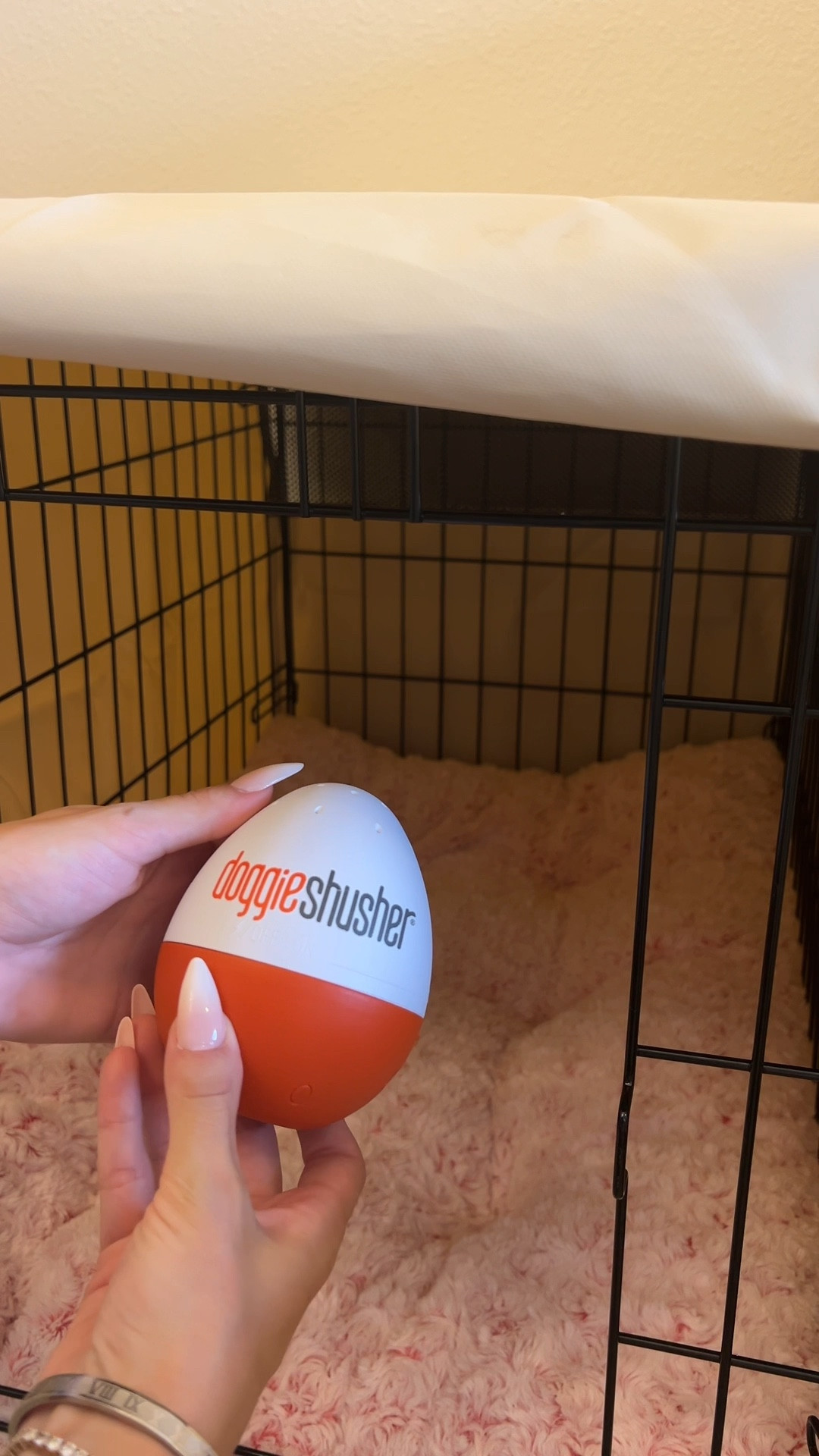 Whenever I leave the house, I always put Susie in her crate. Recently, I’ve been using the @doggieshusher to calm her anxiety and stress and reduce that Beagle bark 😂 

From the creators of @babyshusher, comes the new Doggie Shusher. With its new technical alterations, the “shhhh” sound plays at a sound frequency that’s just right for dogs. The shape was redesigned to be chew-proof with no edges and enhanced durability to accommodate even the most rambunctious dogs.

Super easy to use, just twist to turn on for up to 2 hours of soothing sounds for your dog. Adjustable volume and rechargeable, (also perfect for travel). 

Available on @Amazon and doggieshusher.com

#doggieshusher #ad #babyshusher #soundmachine

#LTKfamily #LTKtravel #LTKfindsunder50