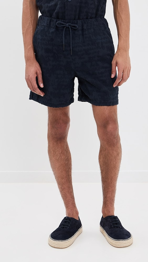 Night Lagoon Terry Shorts 6" | Shopbop