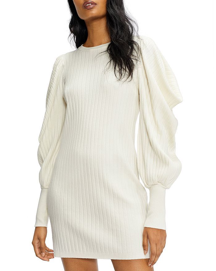 Ruched Sleeve Sweater Dress | Bloomingdale's (US)