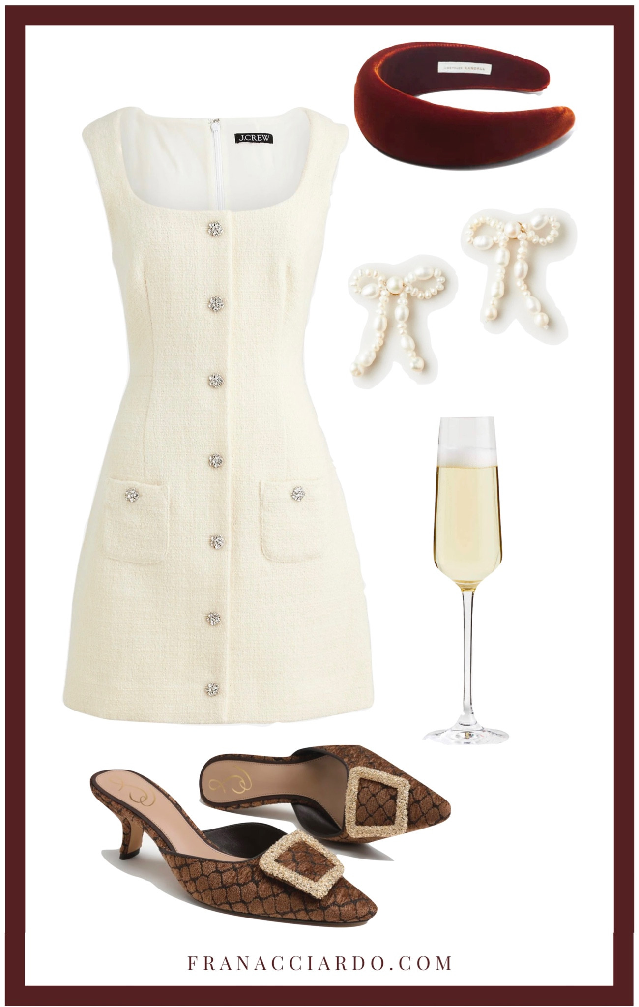 Love this cute holiday party look for thanksgiving or other upcoming seasonal festivities — this sparkly tweed mini dress paired with more sparkles, bows, velvet, what more could you need?

I sized down to a 4 (usually a M/6 in dresses) in this dress — on sale now too!

#LTKsalealert #LTKHoliday #LTKSeasonal