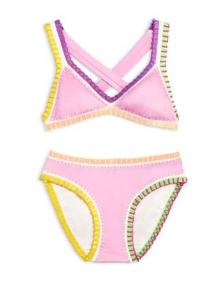 Girls' Rainbow Embroidered Two Piece Swimsuit - Little Kid, Big Kid | Bloomingdale's (US)