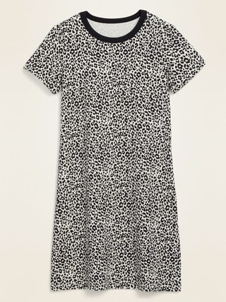 Fitted Crew-Neck Tee Dress for Women | Old Navy (US)