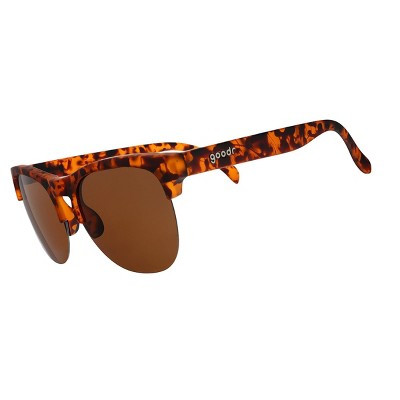 goodr Adult Positively Cosmopolitan Plastic Square Sunglasses - Brown | Target