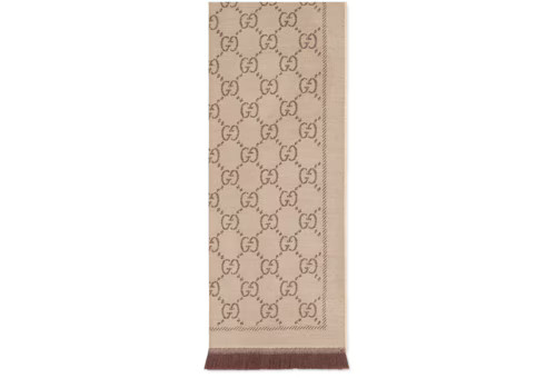 Gucci GG jacquard knitted scarf | Gucci (US)
