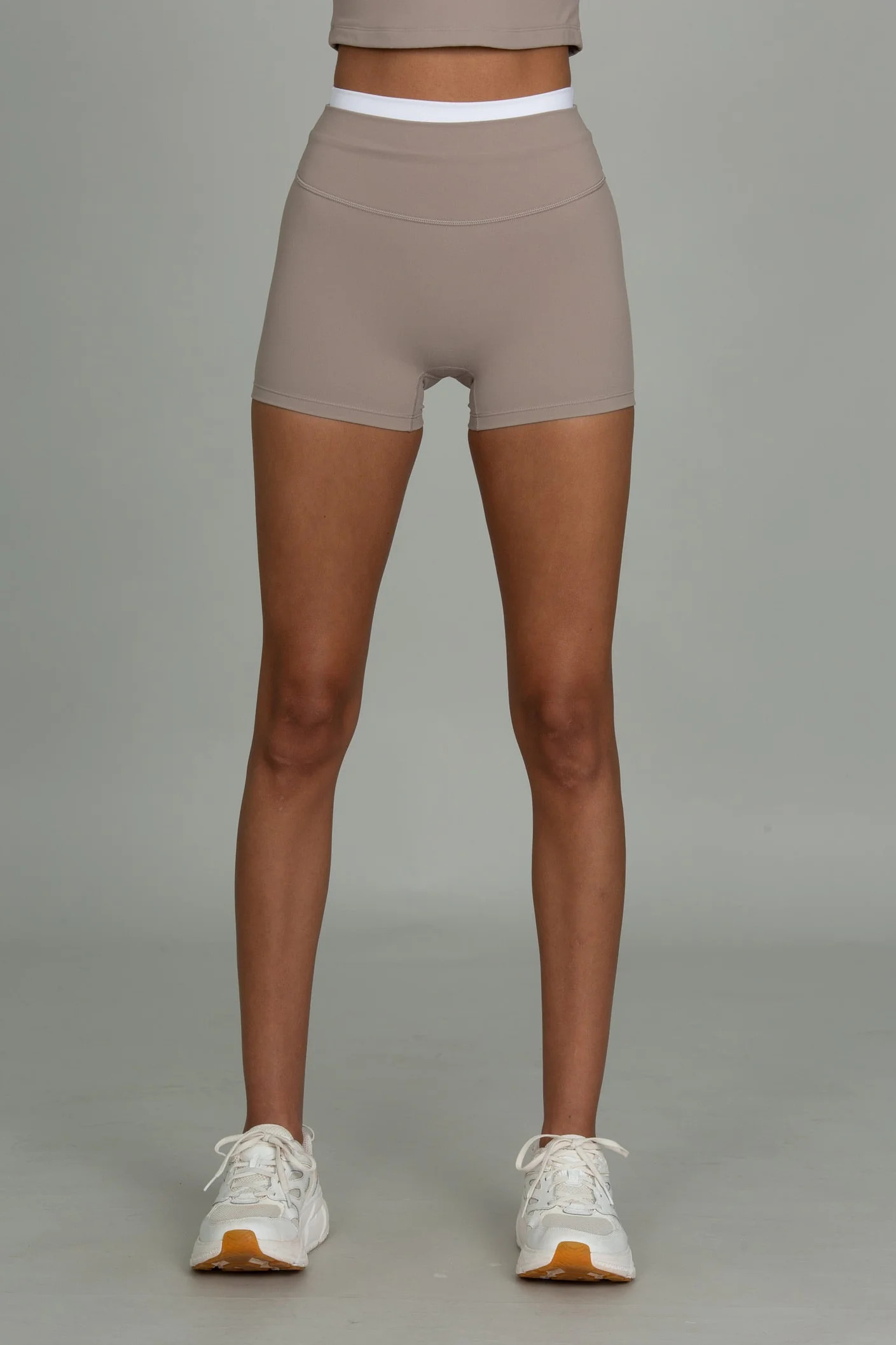 Taupe Double Layer StrydeForm Bra | Gold Hinge