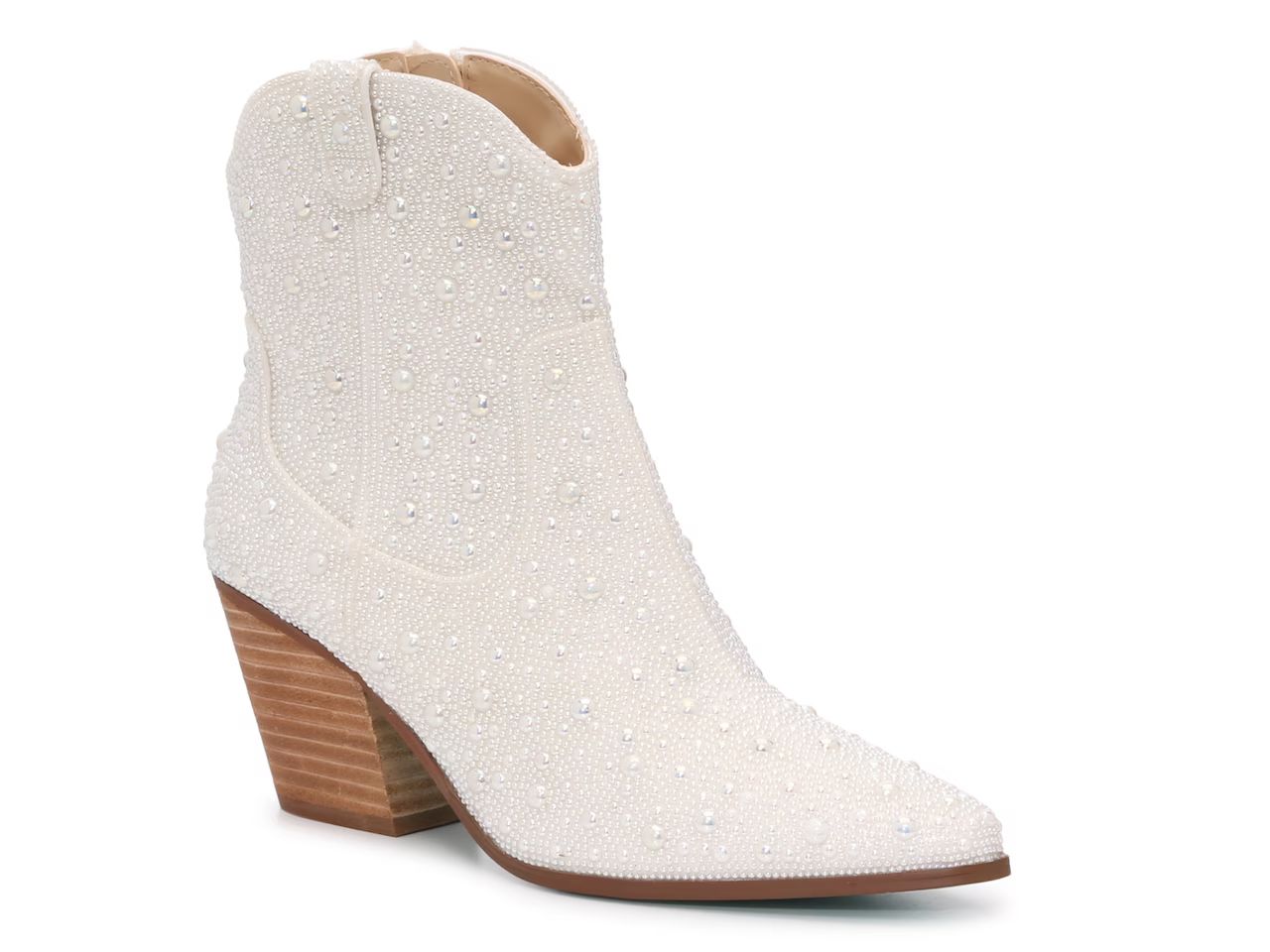 Betsey Johnson Emory Rhinestone Western Boot | DSW