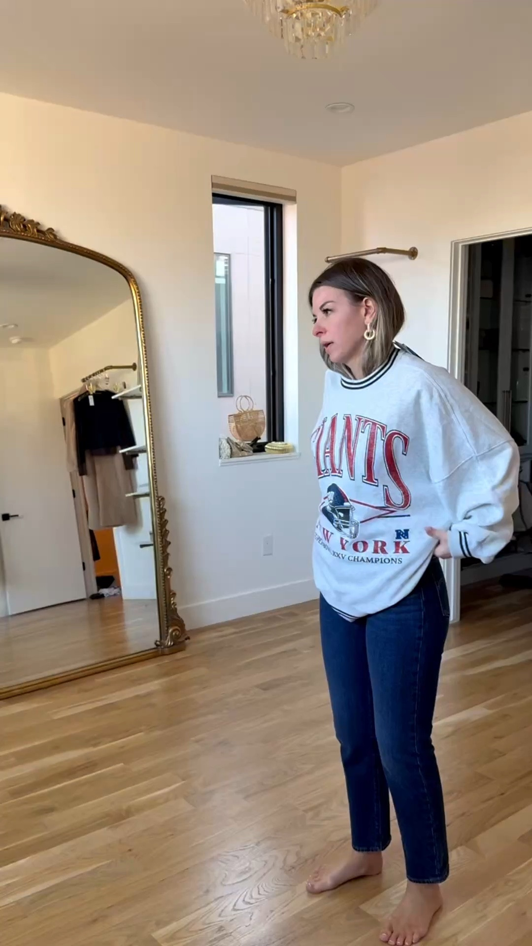 Levi’s denim jeans content filming day. casual everyday to date night looks

Vici code: emerson30
Revolve code: tulip
Electric picks code: emerson20

Wearing my usual small/2 in most
24 in jeans
Medium in giants sweatshirt

Causal 
Everyday
Denim jeans
Shopping
Date night
Workwear
Winter outfit
Fur coat

#LTKootd #LTKFindsUnder100 #LTKSeasonal