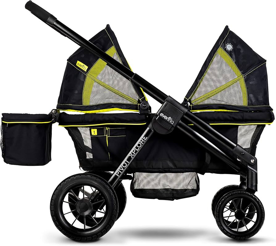 Evenflo Pivot Xplore All-Terrain Stroller Wagon (Wayfarer Black) | Amazon (US)