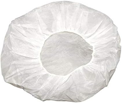 Disposable Caps Hair Nets, Salon Spa Food Service 100 Pack 21" White | Amazon (US)