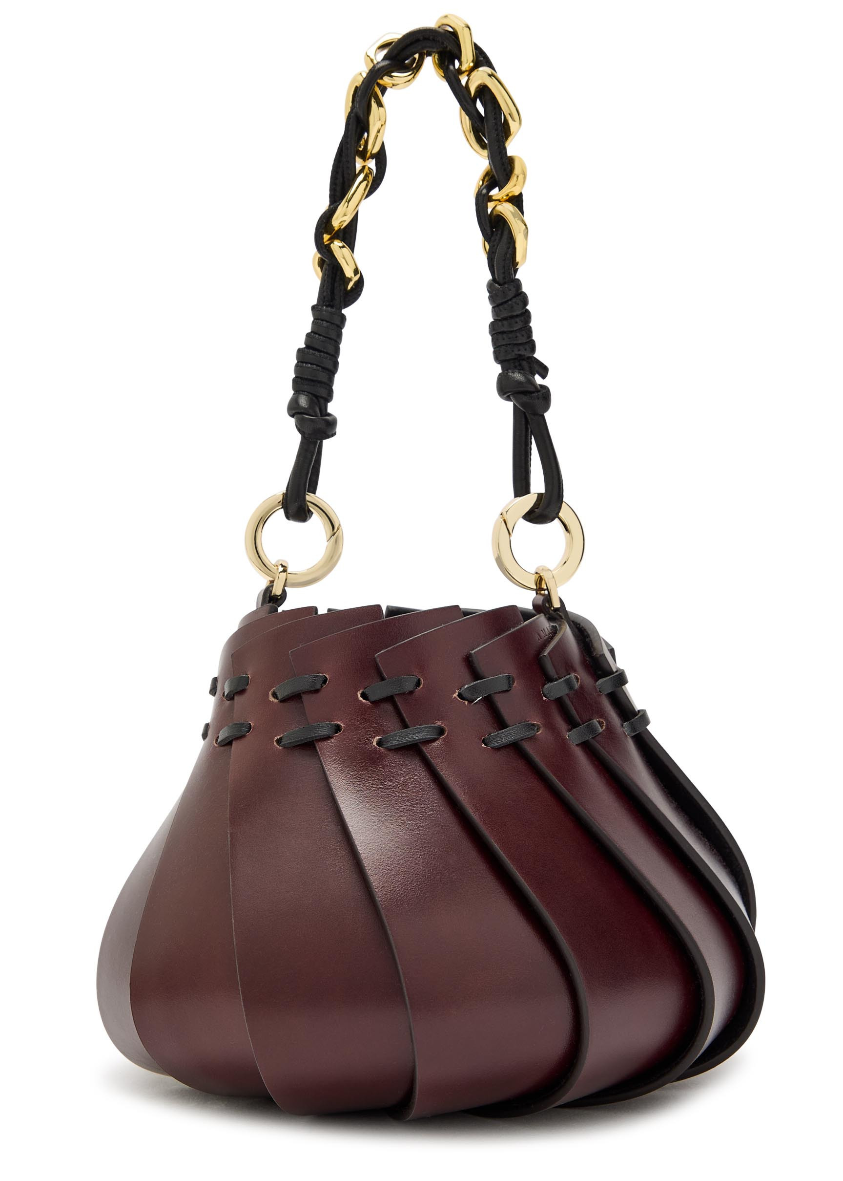 The Mini Burundi panelled leather bucket bag | Harvey Nichols