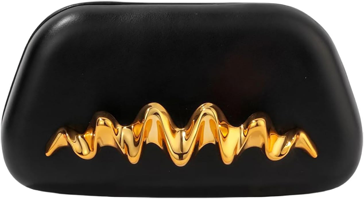 Women Detachable Chain Crossbody Shoulder Bag Metal Wrist Handle Formal Evening Clutch Purse for ... | Amazon (US)