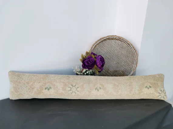 Long Lumbar Pillow Cover , turkish rug pillow cover, turkish pillow cover , decorative bed pillow... | Etsy (US)