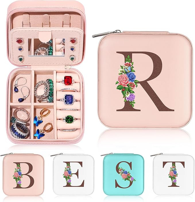 Yesteel Small Travel Jewelry Case Jewelry Organizer Jewelry Box, Travel Jewelry Organizer Jewelry... | Amazon (US)