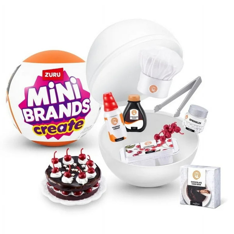 Mini Brands Create MasterChef Capsule by ZURU Play Food Toys | Walmart (US)