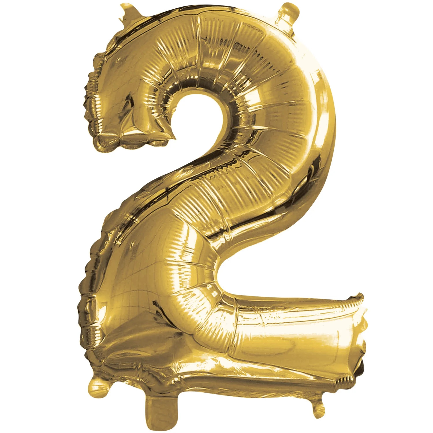 Gold Foil Party Balloon Number 2 16" by Way to Celebrate | Walmart (US)