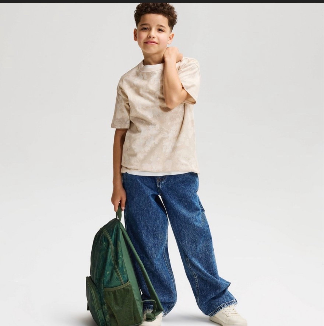 The perfect neutral boys’ tee 🤎 This soft-looking textured T-shirt is an easy everyday staple for school, weekends, travel, and casual outings. The subtle neutral pattern pairs effortlessly with jeans, shorts, joggers, and sneakers—making it an easy piece for a boy’s everyday wardrobe.

#LTKSaleAlert #LTKBaby #LTKKids