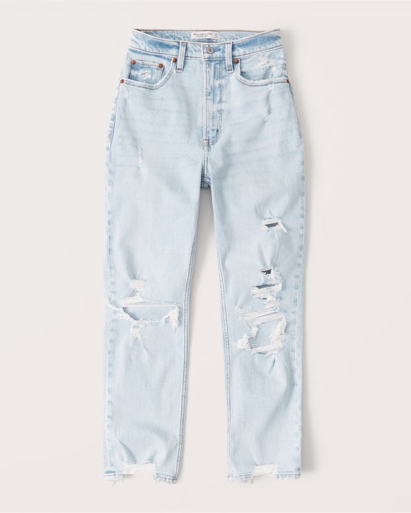 Shown In light ripped wash | Abercrombie & Fitch (US)