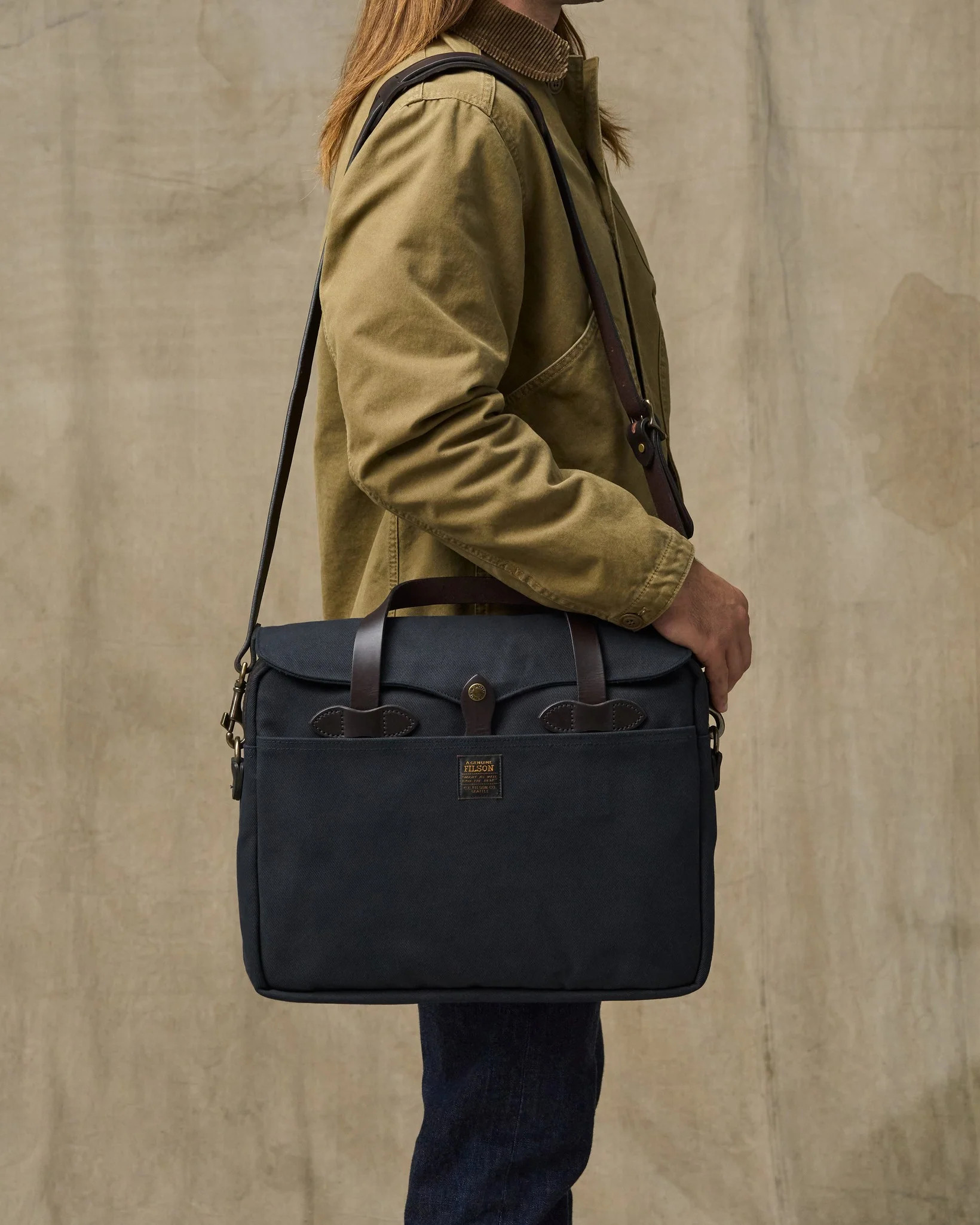 Rugged Twill Original Briefcase - Navy | Filson | Filson