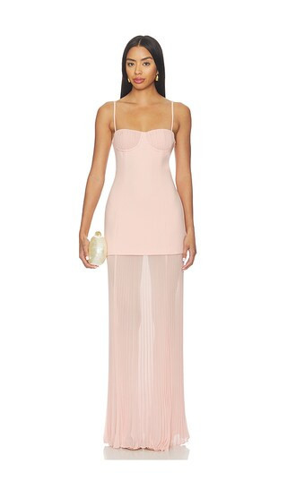 L'Academie Kenzia Gown in Pink. - size XXS | Revolve Clothing (Global)