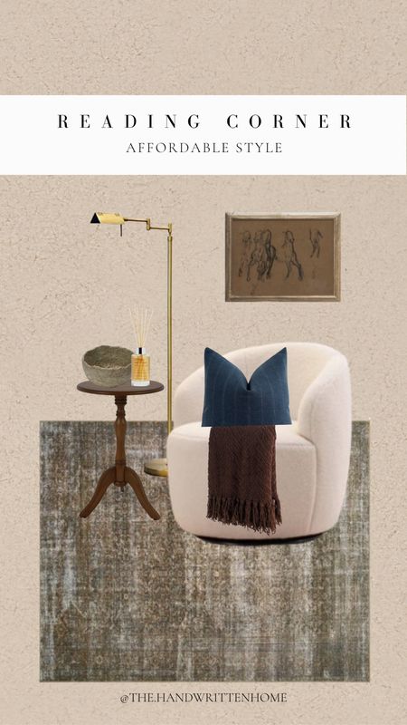 Amber interiors inspired reading corner!

Swivel chair with pedestal accent table is perfect for a living room design.

Tobacco/rust Loloi rug on major sale! 6x9 rug is $125!

Loloi rug
Amber Lewis rug
Amber interiors dupe
Pharmacy floor lamp
Brown throw blanket
McGee
Master bedroom sitting area

#LTKsalealert #LTKFind #LTKhome