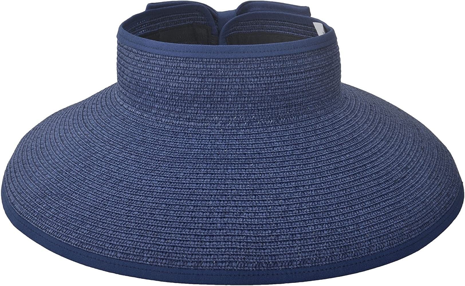 Simplicity Women's UPF 50+ Wide Brim Roll-up Straw Sun Hat Sun Visor - Amazon Fashion | Amazon (US)