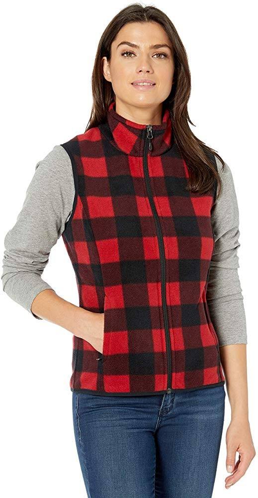 Amazon Essentials Women's Classic Fit Sleeveless Full-Zip Polar Soft Fleece Vest | Amazon (US)