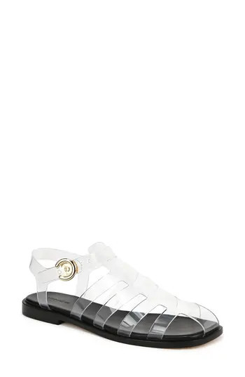 Vince Melina Jelly Ankle Strap Fisherman Sandal in Clear at Nordstrom Rack, Size 8.5 | Nordstrom Rack
