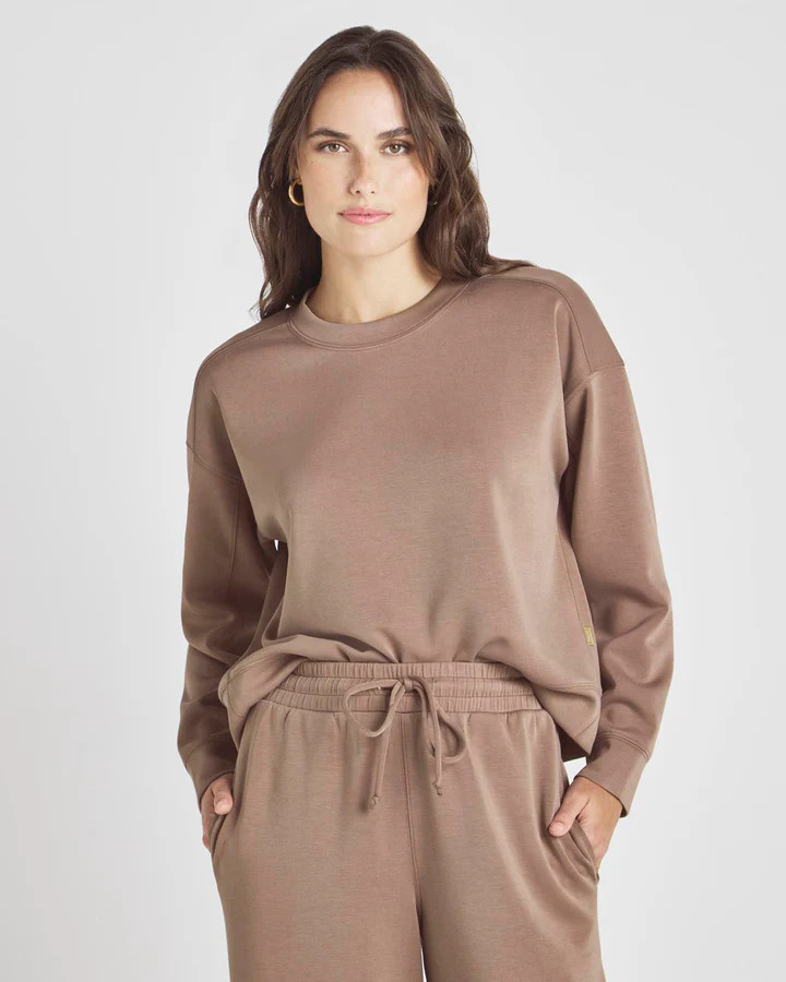 Splendid x @Cellajaneblog Scuba Sweatshirt | Splendid