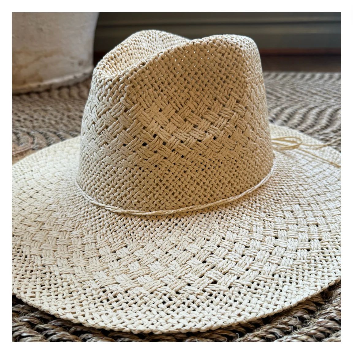 Straw Braided Sun Hat | Shop Bijou