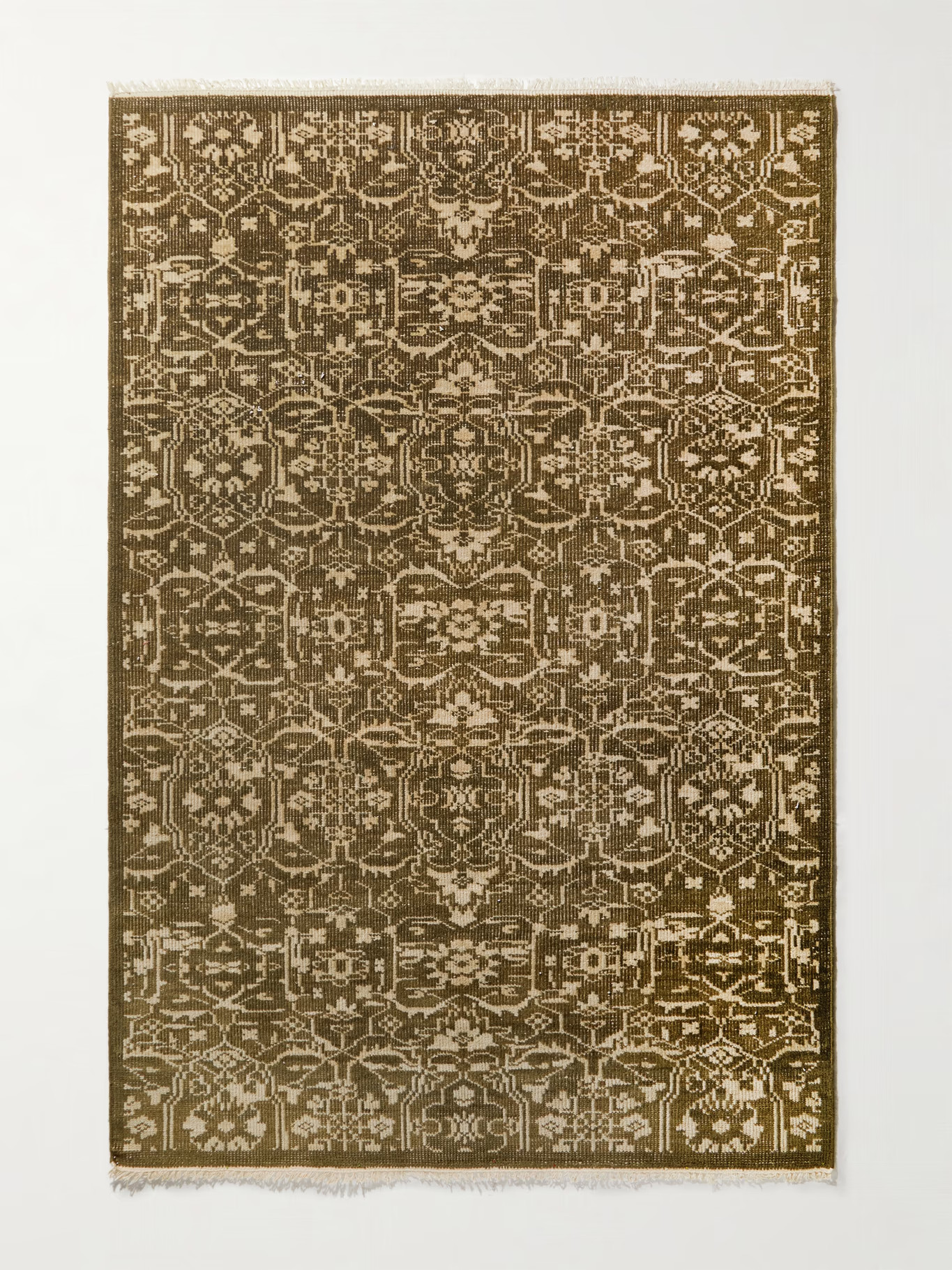 Silvanus Fringed Wool-Jacquard Rug | Mr Porter (US & CA)