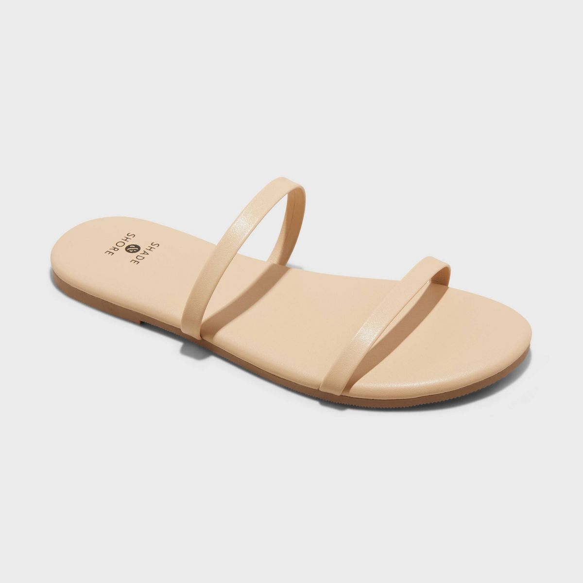 Women's Indi Slide Sandals - Shade & Shore™ Tan 5 | Target