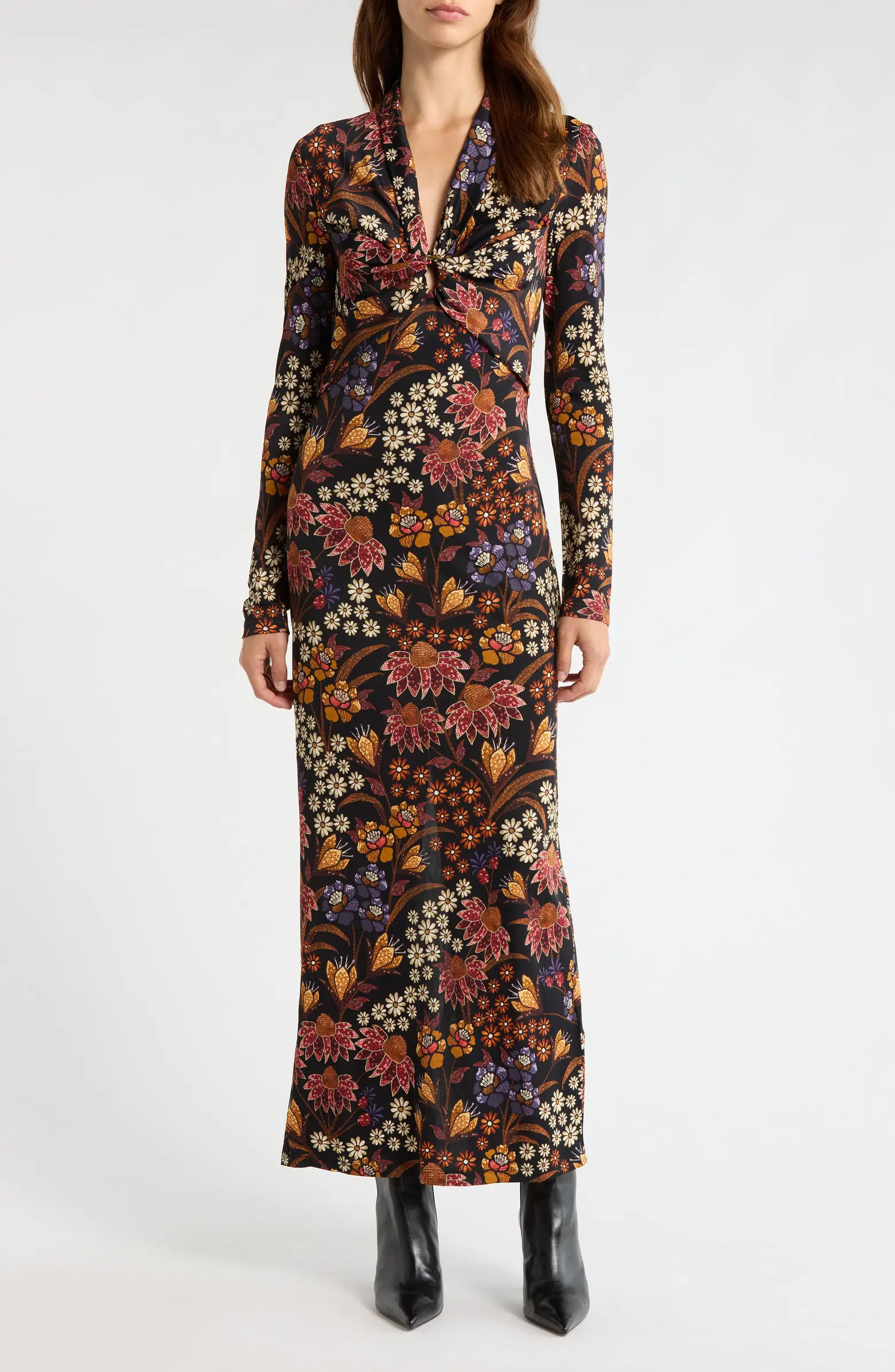 Lili Long Sleeve Floral Maxi Dress | Nordstrom