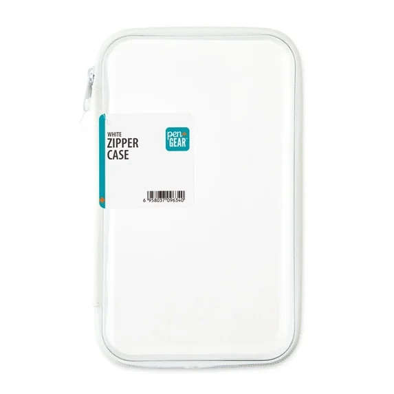 Pen+Gear Zipper Case, White | Walmart (US)