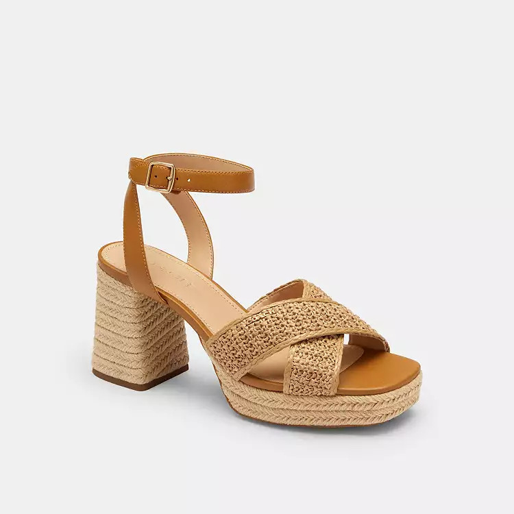 Block Heel Sandal | Coach (US)